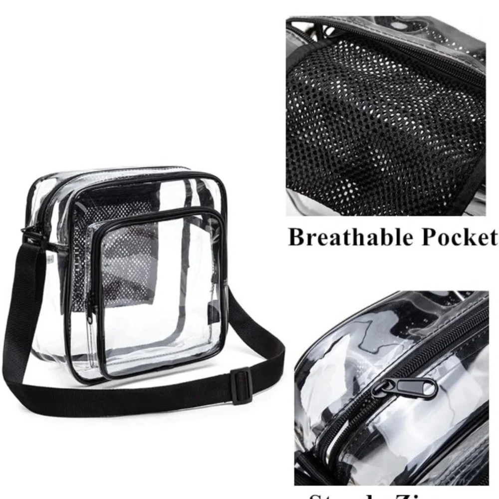 CLEAR MESSENGER CROSSBODY/SHOULDER BAG